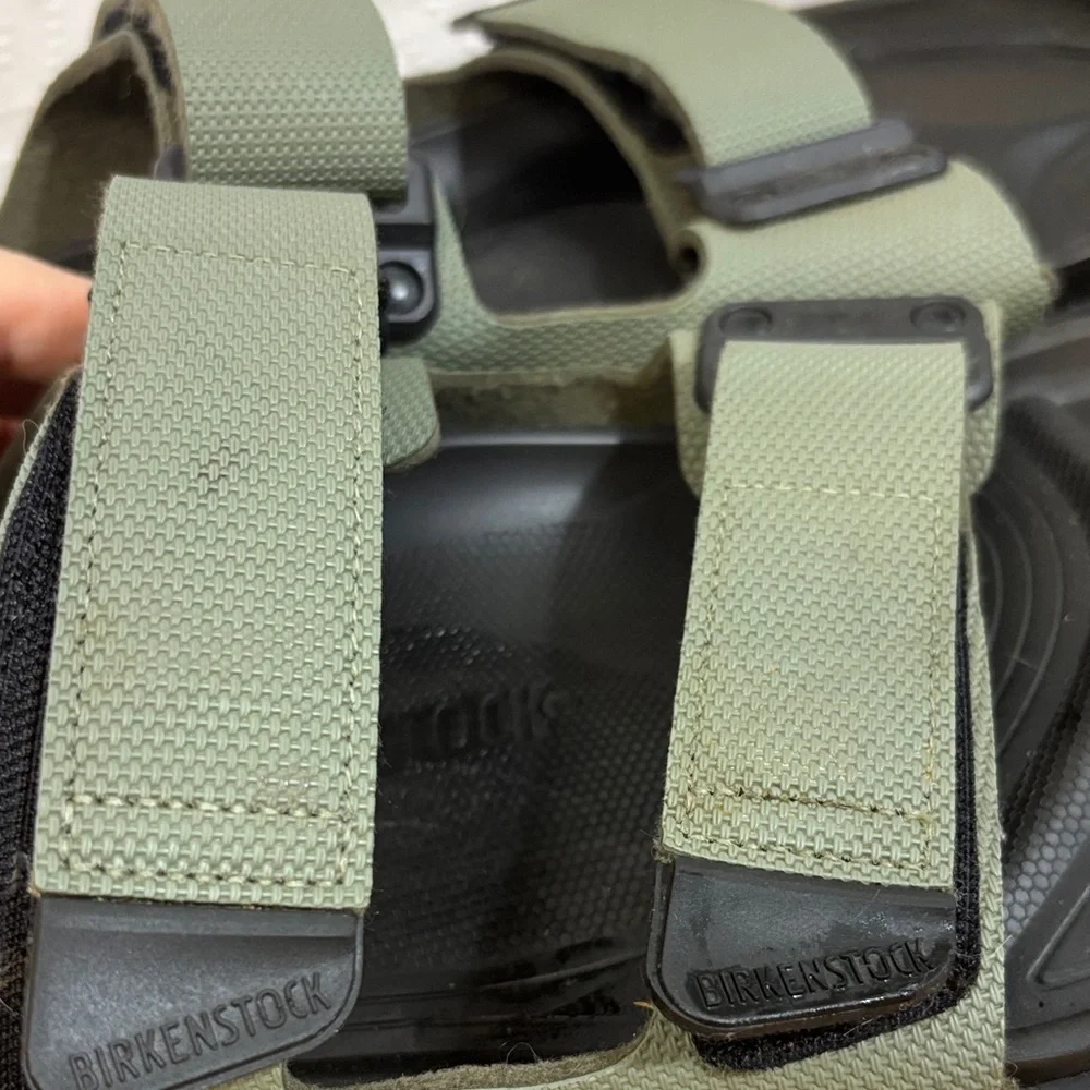 Birkenstock Atacama Men Birko-Flor Futura Khaki Green Black - Picture 5 of 12